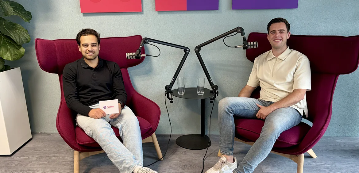 Jurrian van Strevon en Daniel van Flexhub bespreken het verzuim van Strevon en hoe ze dat verlaagd hebben.